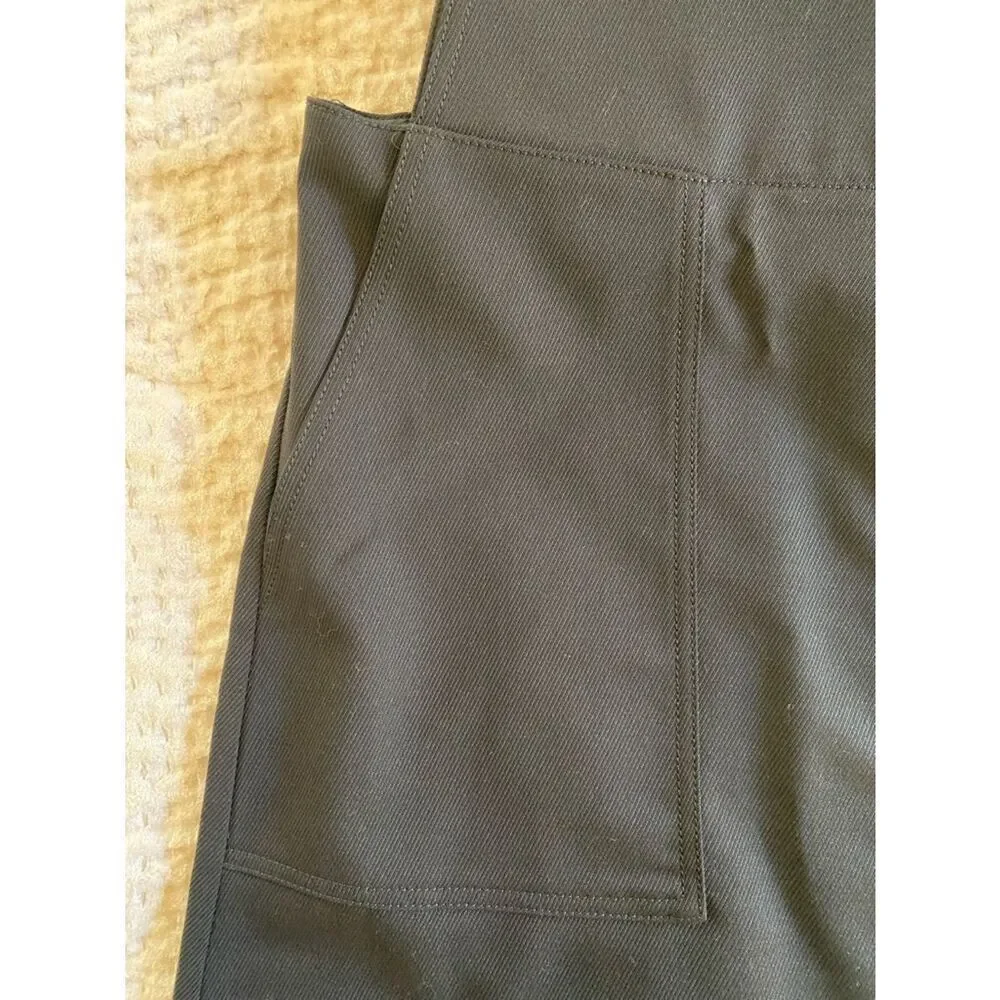 Black Midi Pier Antonio Gaspari Dress with Front Pocket Detail